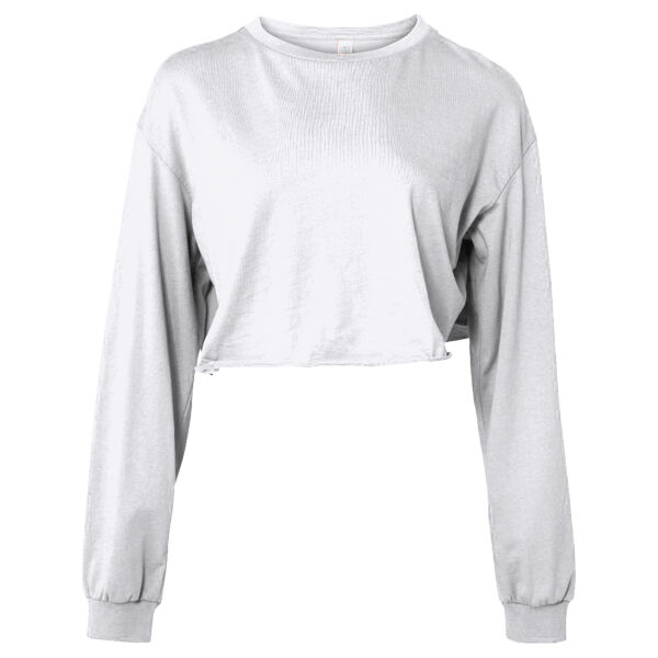 FWD Fashion Women's Crop Long Sleeve Tee Thumbnail