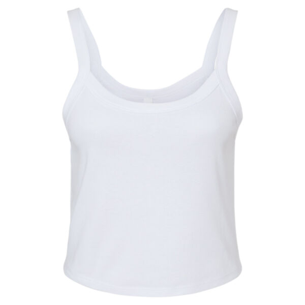 Women's Micro Rib Spaghetti Strap Tank Thumbnail