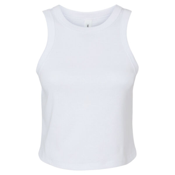Women's Micro Rib Racer Tank Thumbnail