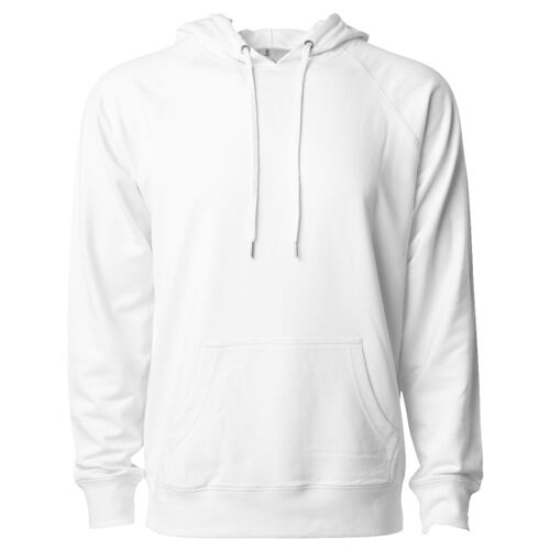 Icon Unisex Lightweight Loopback Terry Hooded Sweatshirt Thumbnail